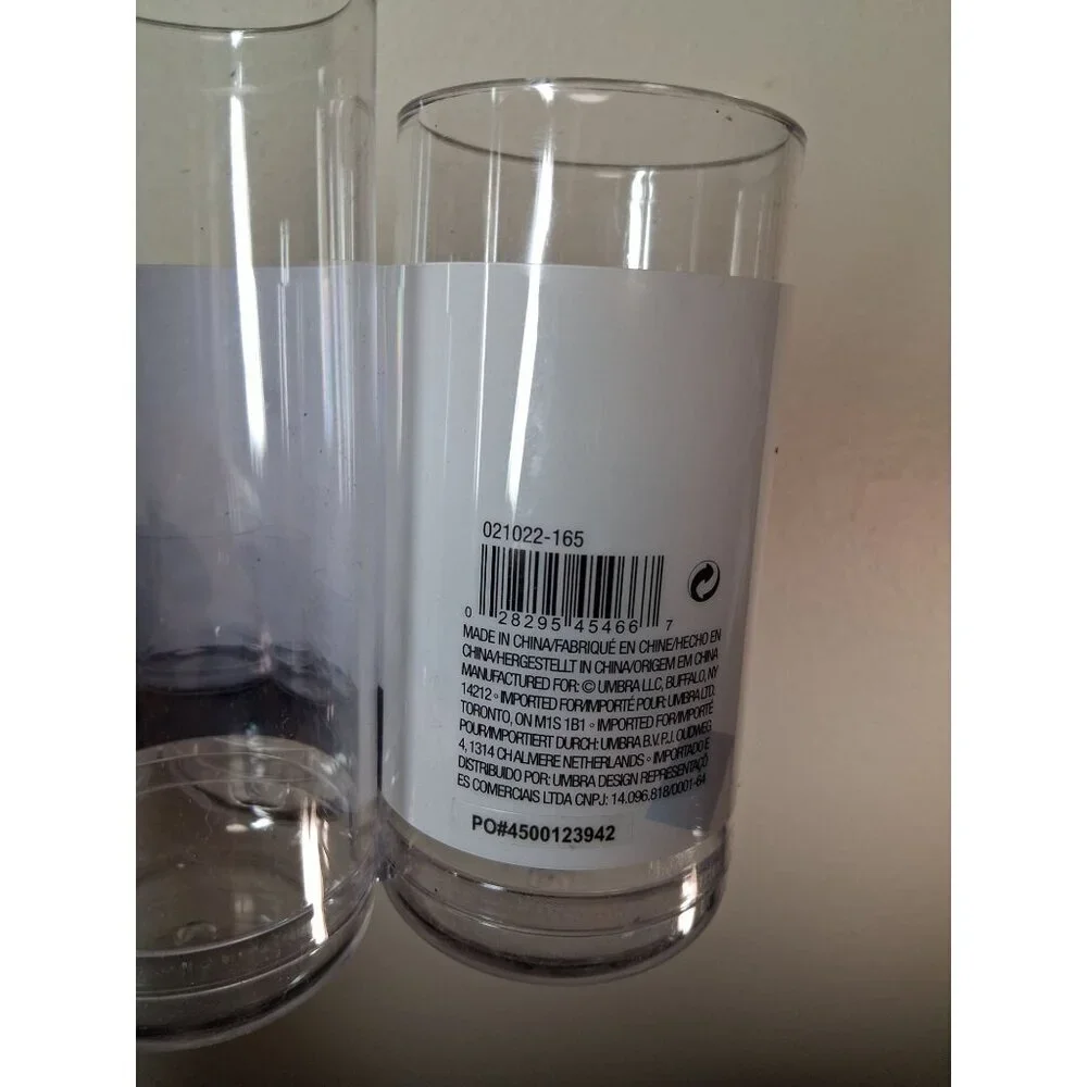 NWT Umbra Organizer Bathroom Cosmetics Clear Acrylic
